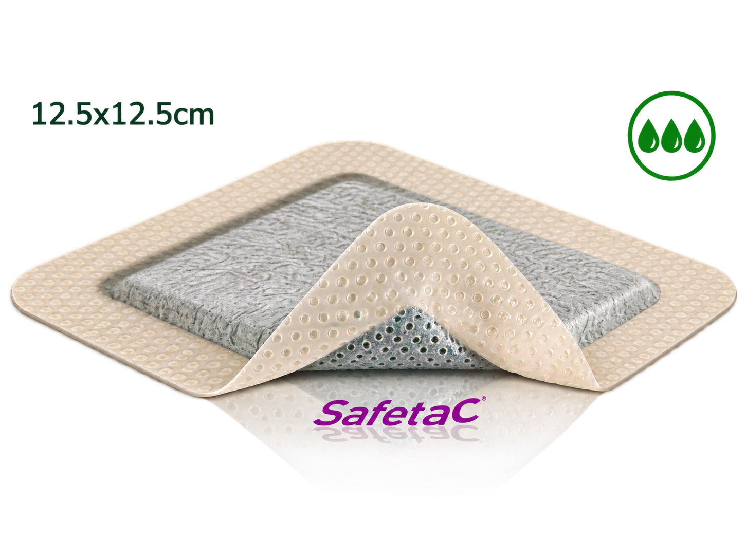 Ảnh Băng vết thương kháng khuẩn Mepilex® Border Ag