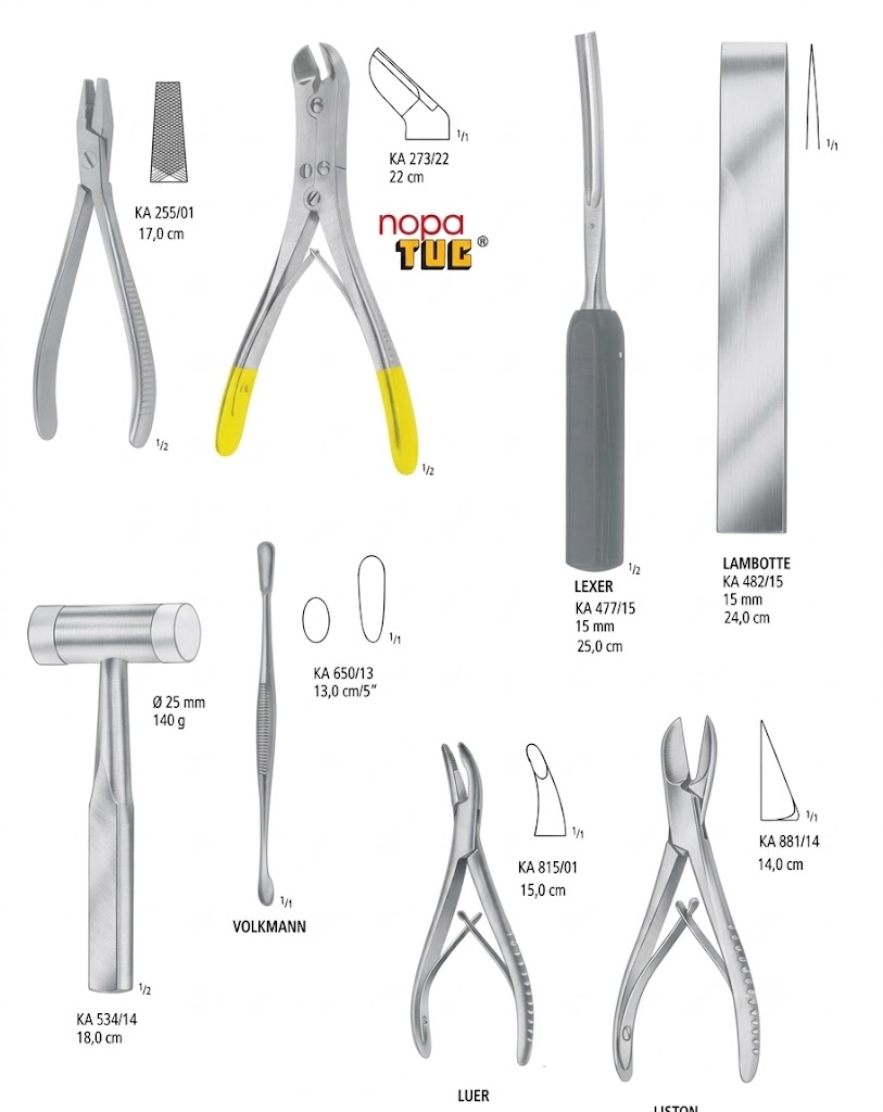 Ảnh thu nhỏ 4 của Bộ dụng cụ đại phẫu ngoại tổng quát Nopa Instruments