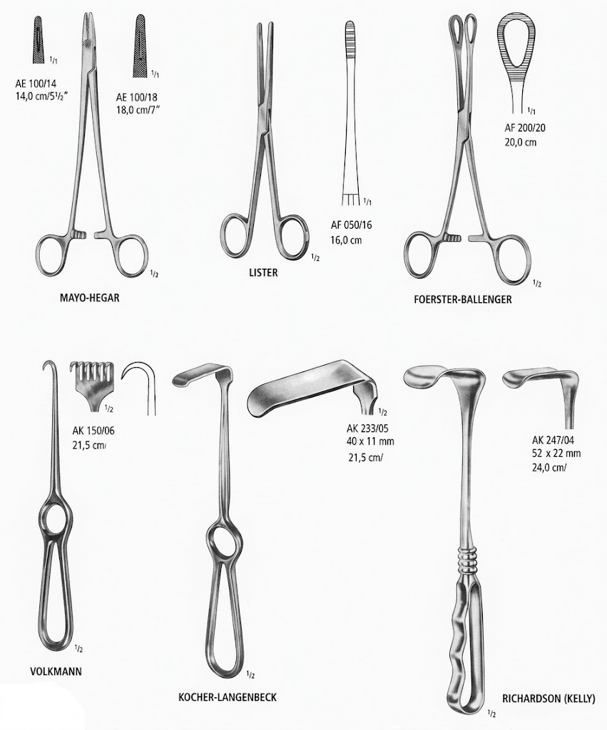 Ảnh thu nhỏ 2 của Bộ dụng cụ đại phẫu ngoại tổng quát Nopa Instruments