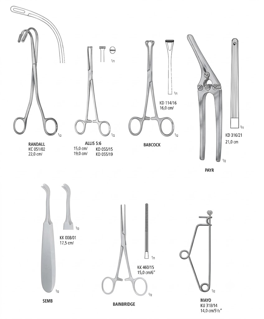 Ảnh thu nhỏ 7 của Bộ dụng cụ đại phẫu ngoại tổng quát Nopa Instruments