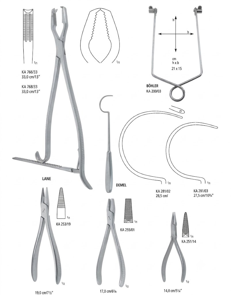 Ảnh thu nhỏ 3 của Bộ dụng cụ đại phẫu thuật chấn thương chỉnh hình Nopa Instruments