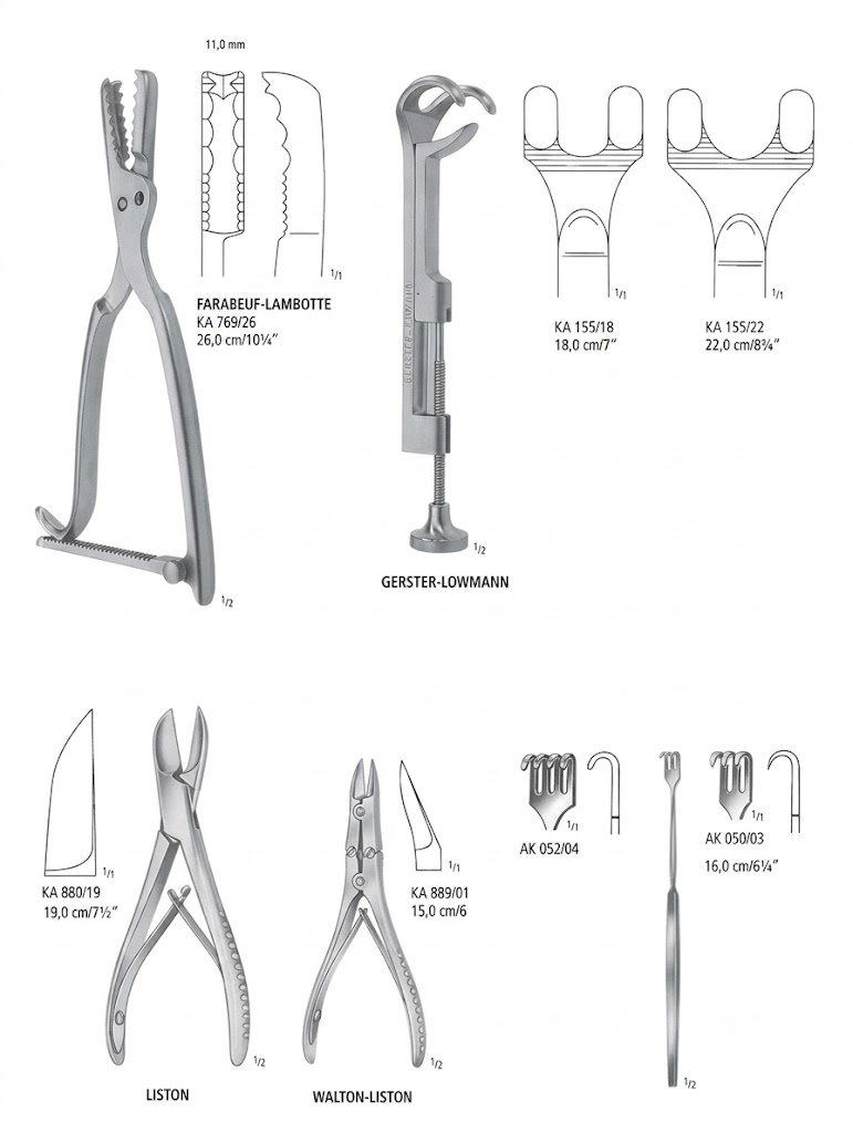 Ảnh thu nhỏ 2 của Bộ dụng cụ đại phẫu thuật chấn thương chỉnh hình Nopa Instruments