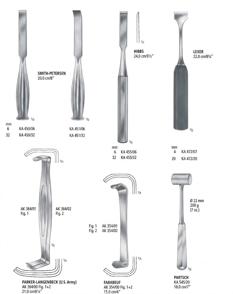 Ảnh thu nhỏ 7 của Bộ dụng cụ đại phẫu thuật chấn thương chỉnh hình Nopa Instruments